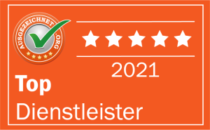 Orangene Ausgezeichnet.org Top Dienstleister 2021 Auszeichnung